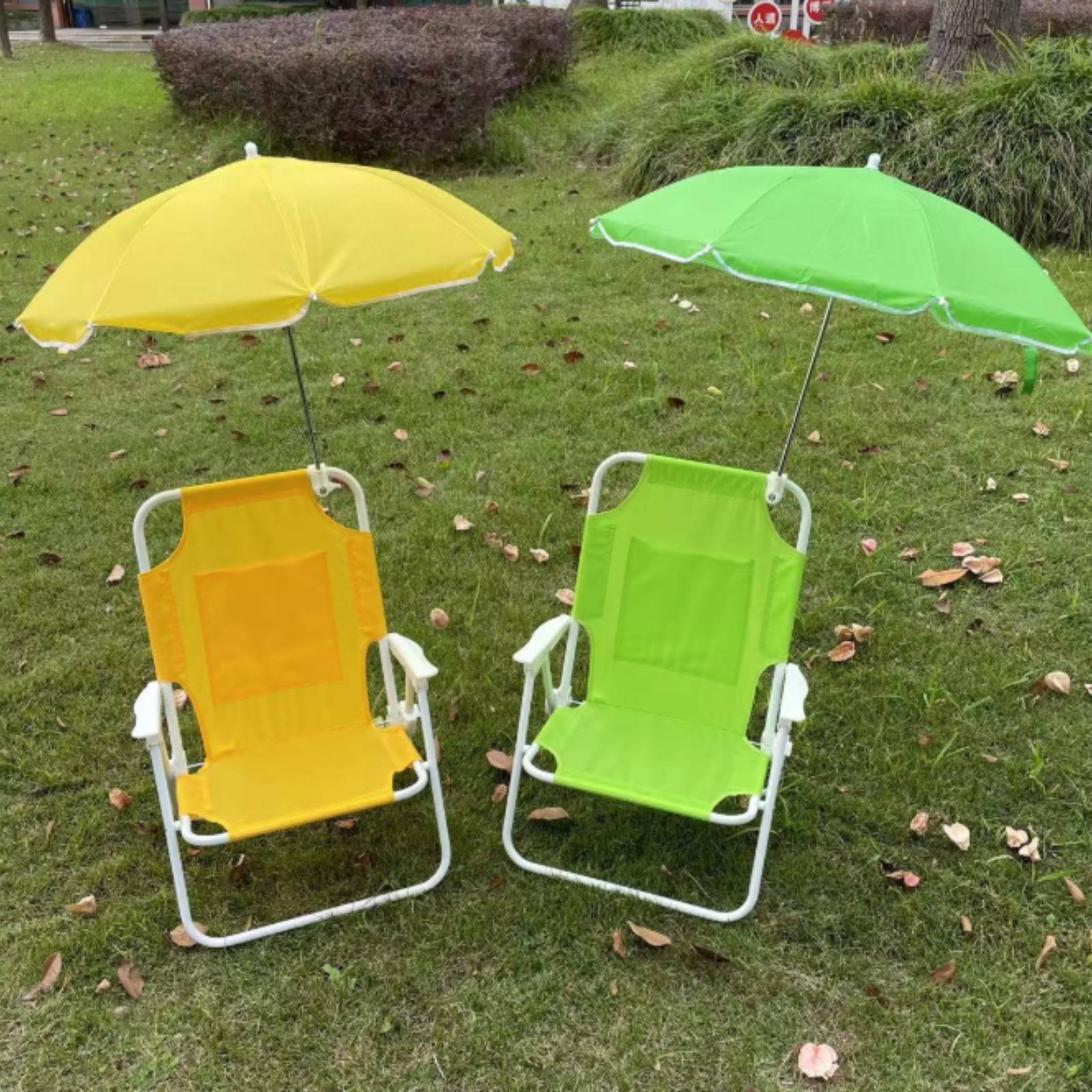 Krzesło plażowe z parasolem, s – Kids Outdoor Foldable Chair recenzja i cena