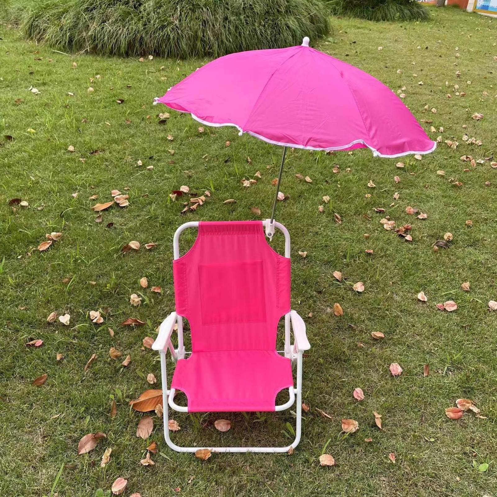 Krzesło plażowe z parasolem, s – Kids Outdoor Foldable Chair recenzja i cena