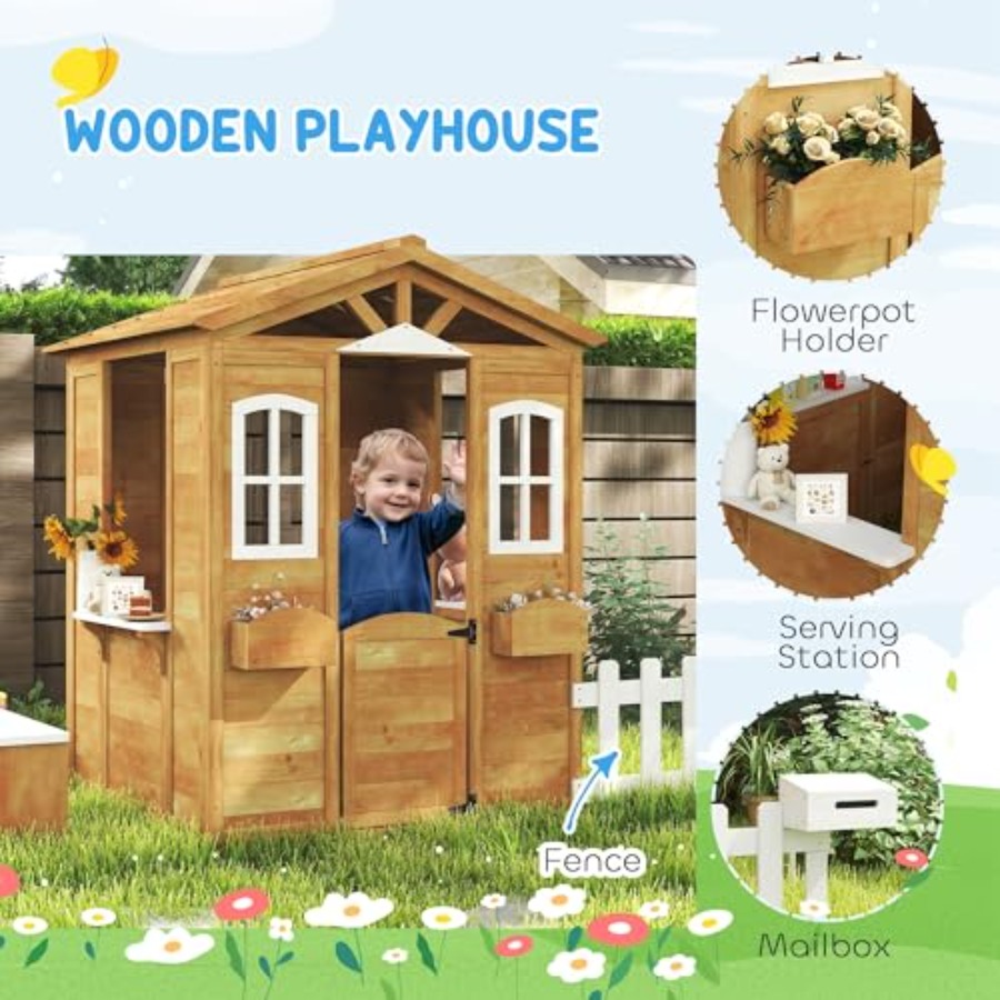 Domek do zabawy na zewnątrz dl – Kids Outdoor Nature Play recenzja i cena