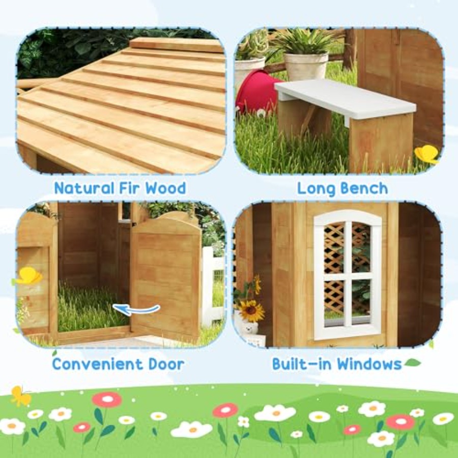 Domek do zabawy na zewnątrz dl – Kids Outdoor Nature Play recenzja i cena