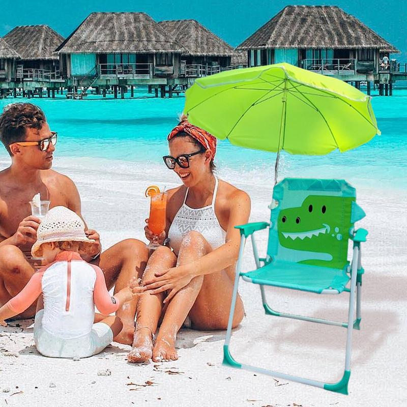 Krzesło plażowe dla dzieci z p – Kids Outdoor Umbrella Chair recenzja i cena