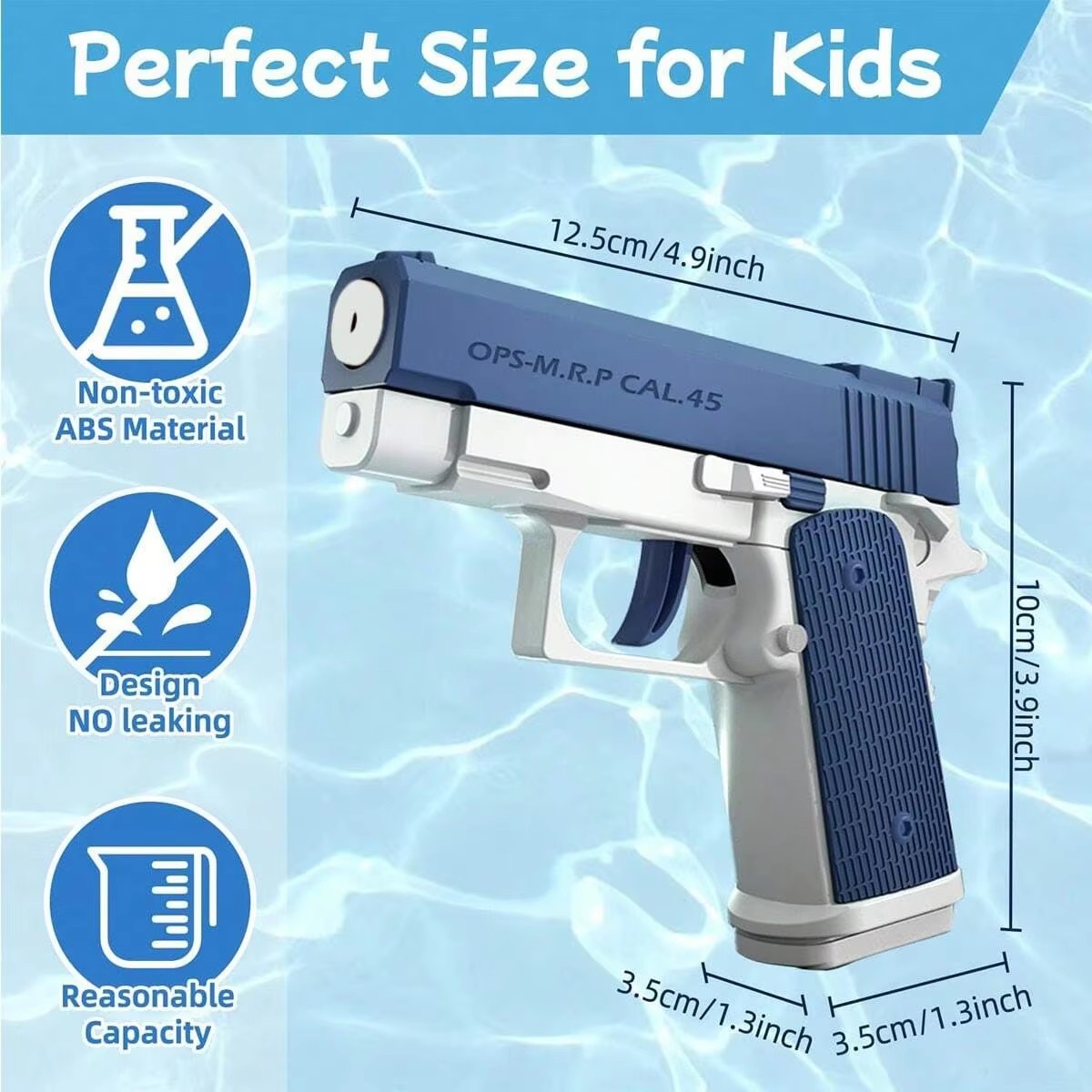 Pistolety na wodę M1911, letni – Kids Outdoor Music recenzja i cena